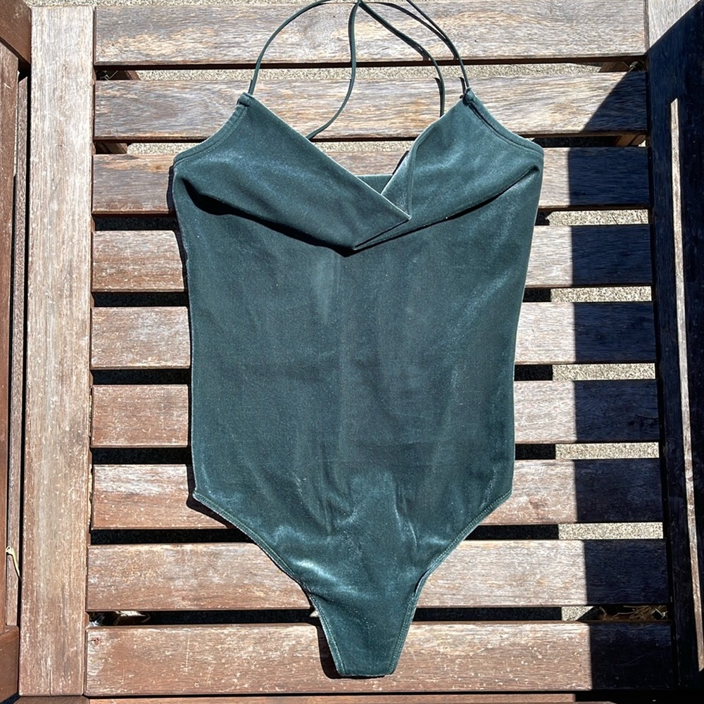 Abercrombie & Fitch - Velvet Body Suit - Size Small